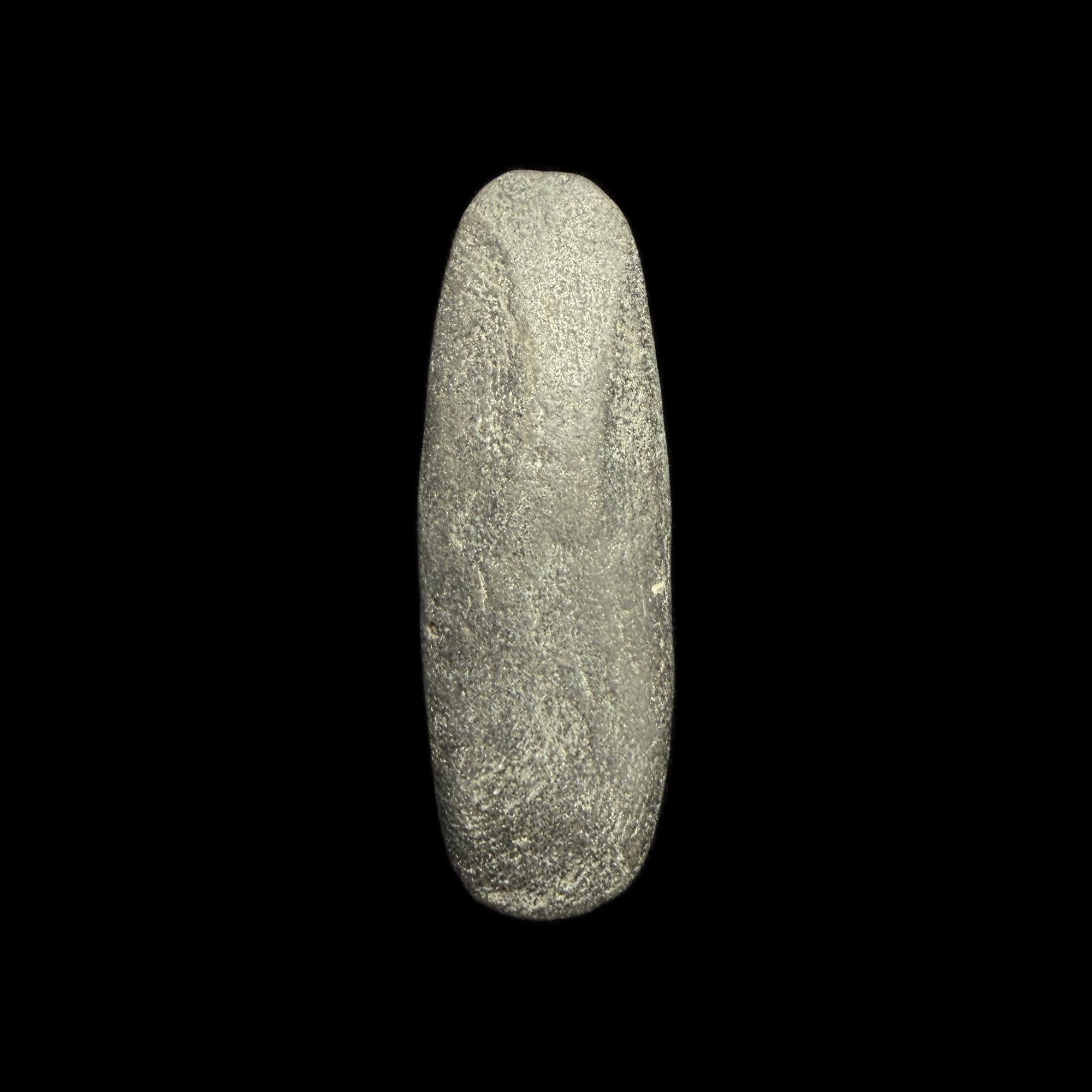 Walking Buddha — Slender Oval Relief, back view