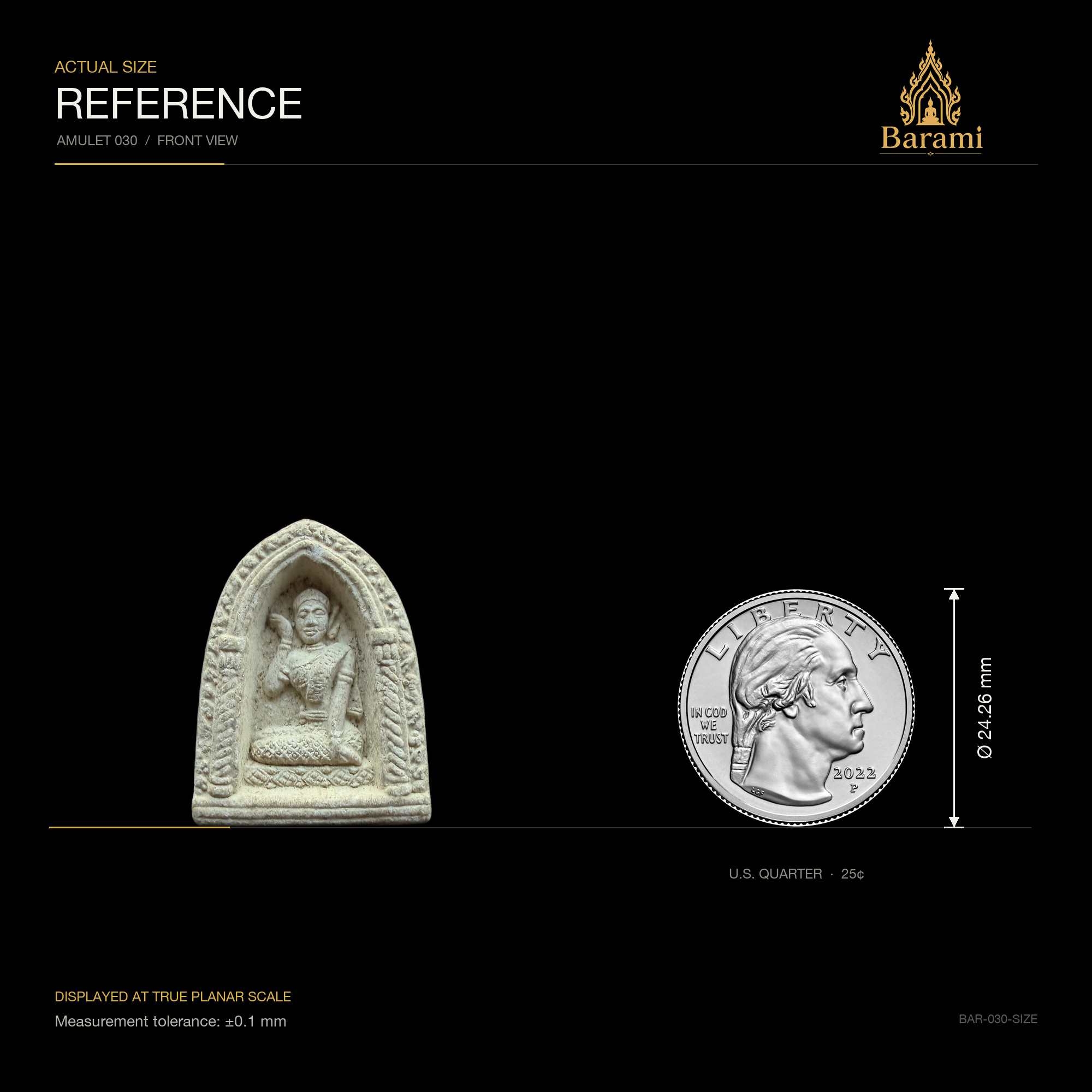 Nang Kwak — White Arched Twin-Pouch Back, size reference
