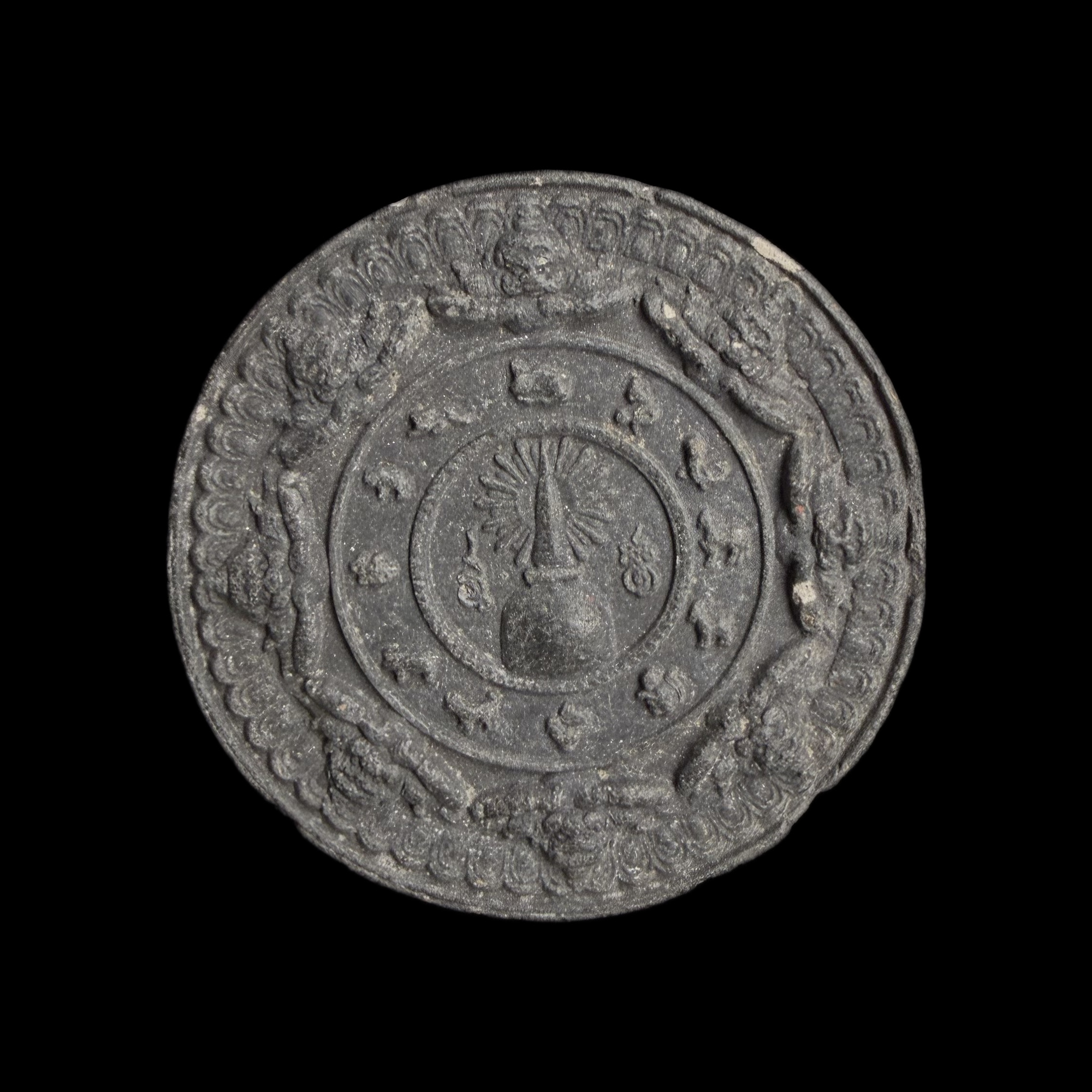 Jatukam Rammathep — Round Grey Relief, back view